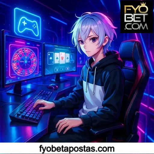Imagem mostrando o cassino ao vivo da FYOBET com dealers reais conduzindo jogos de mesa